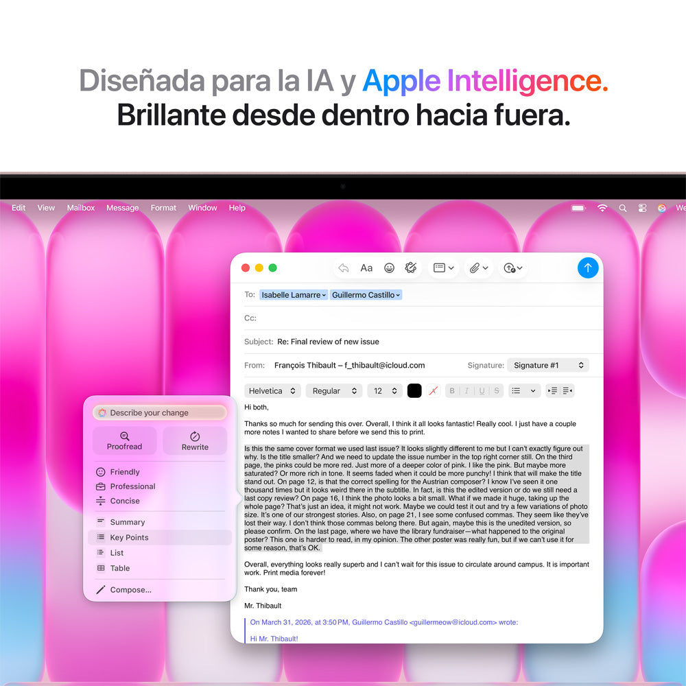 13-inch MacBook Neo: Apple A18 Pro chip with 6‑core CPU and 5‑core GPU, 8GB, 256GB SSD - Blush