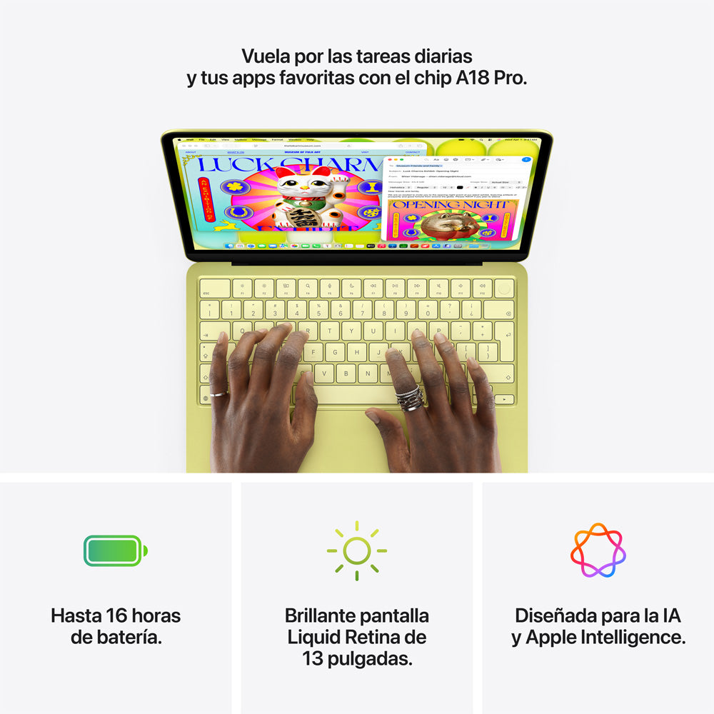 13-inch MacBook Neo: Apple A18 Pro chip with 6‑core CPU and 5‑core GPU, 8GB, 512GB SSD, Touch ID - Blush