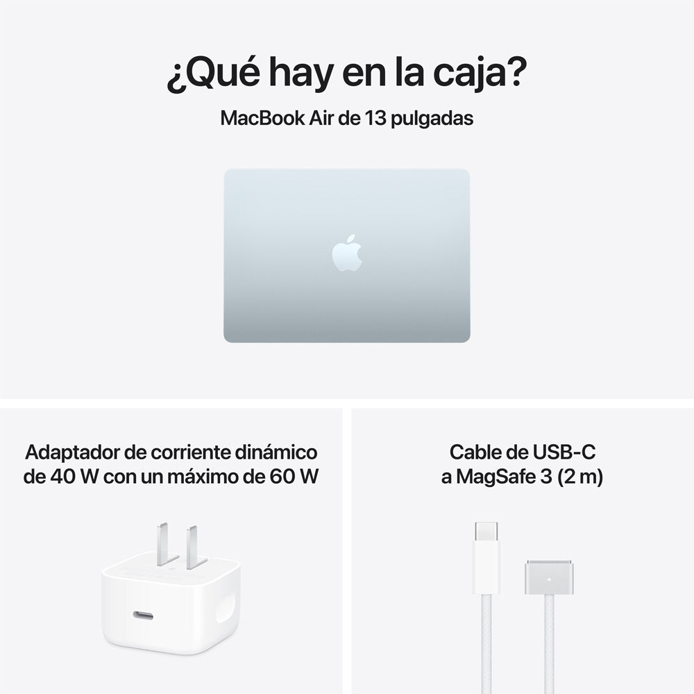13-inch MacBook Air: Apple M5 chip with 10‑core CPU and 10‑core GPU, 16GB, 1TB SSD - Sky Blue
