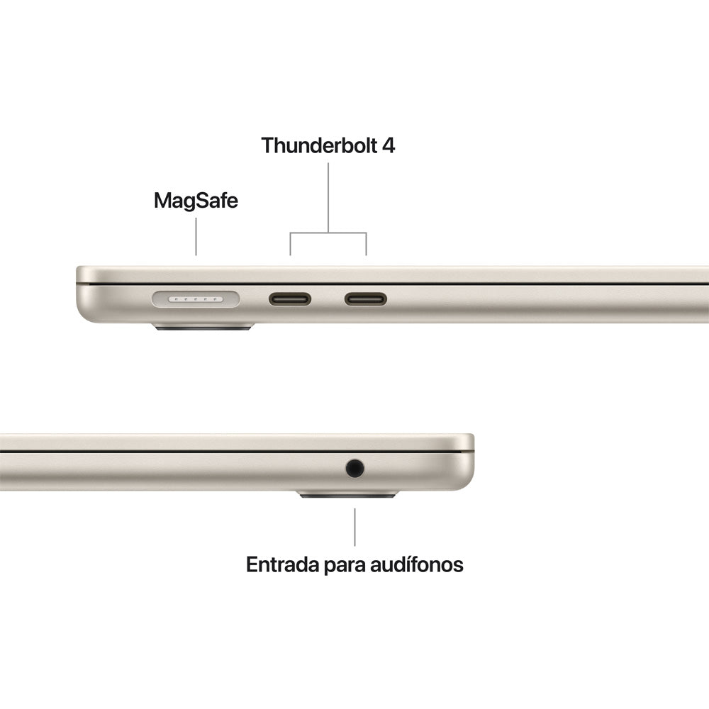 13-inch MacBook Air: Apple M5 chip with 10‑core CPU and 8‑core GPU, 16GB, 512GB SSD - Starlight