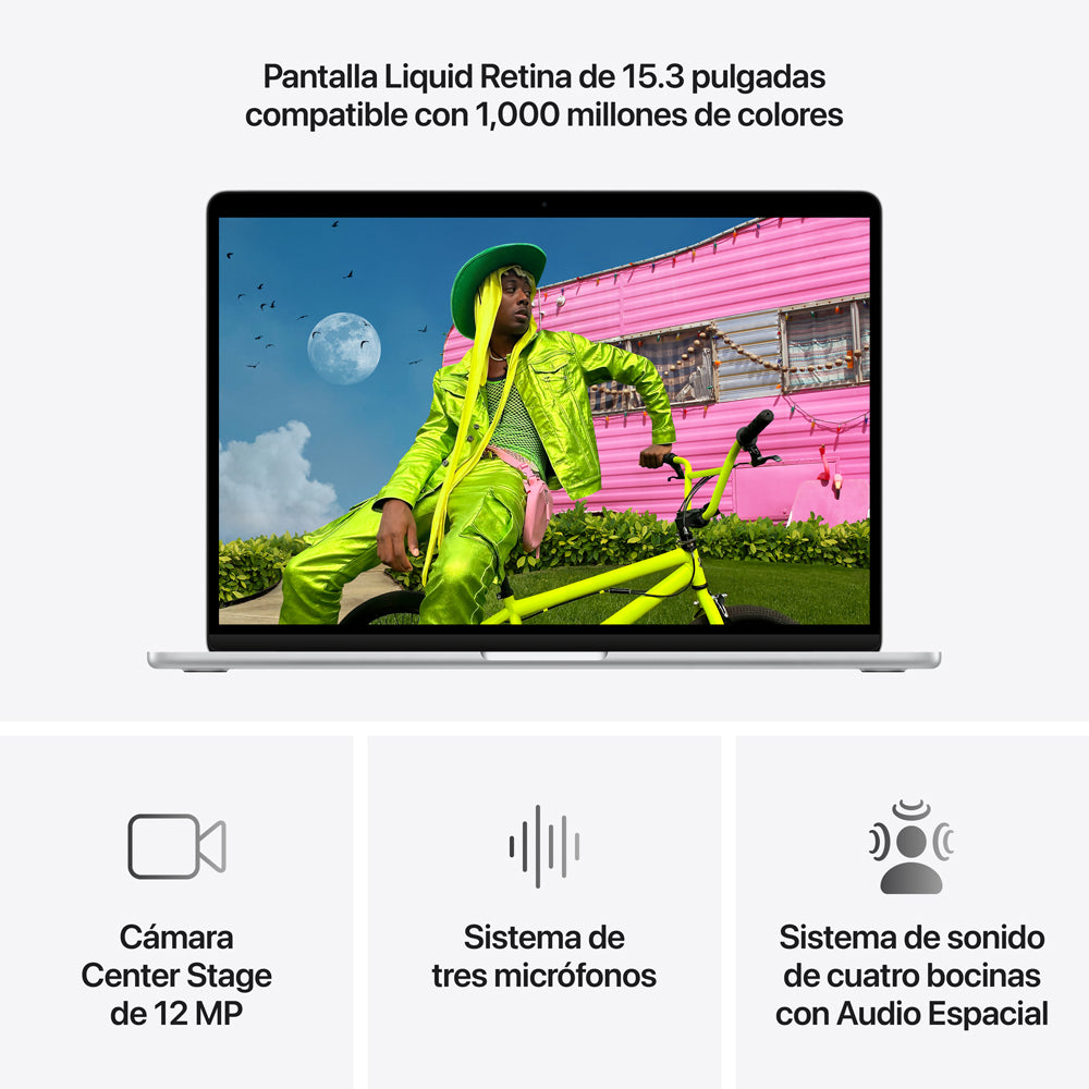 15-inch MacBook Air: Apple M5 chip with 10‑core CPU and 10‑core GPU, 16GB, 1TB SSD - Silver