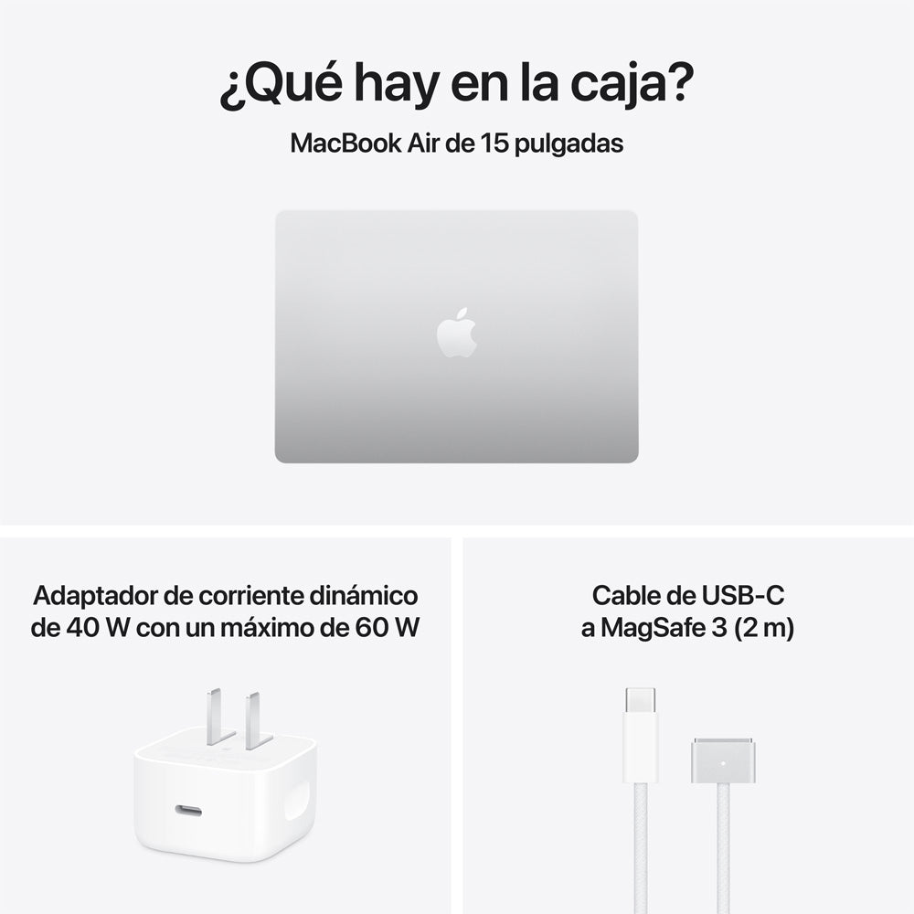 15-inch MacBook Air: Apple M5 chip with 10‑core CPU and 10‑core GPU, 16GB, 1TB SSD - Silver