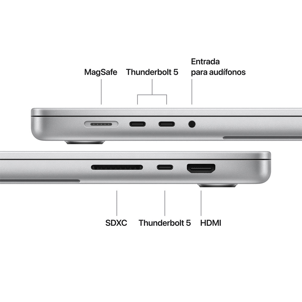 16-inch MacBook Pro: Apple M5 Max chip with 18‑core CPU and 40‑core GPU, 48GB, 2TB SSD - Silver