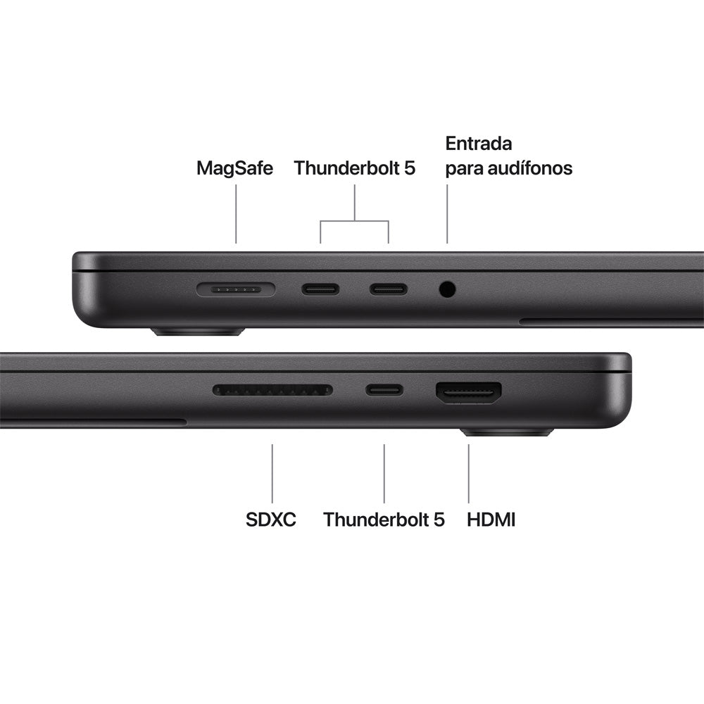 16-inch MacBook Pro: Apple M5 Max chip with 18‑core CPU and 32‑core GPU, 36GB, 2TB SSD - Space Black
