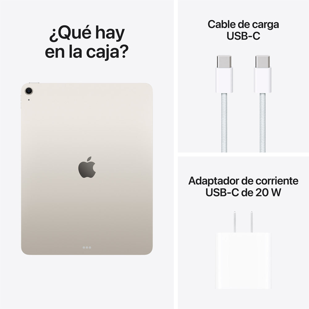 13-inch iPad Air Wi-Fi + Cellular 256GB - Starlight