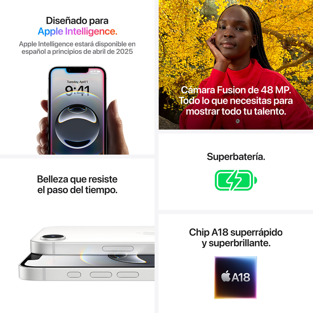 iPhone 16e 128GB White