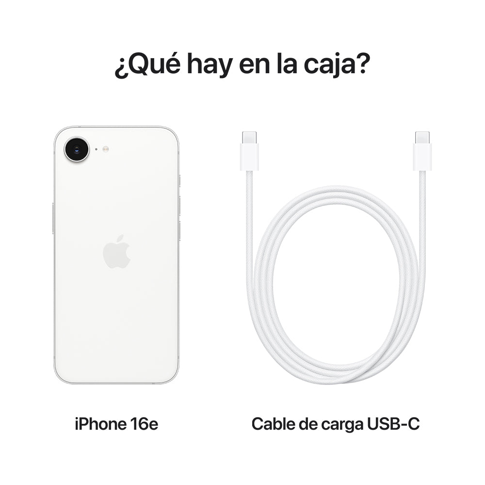 iPhone 16e 128GB White